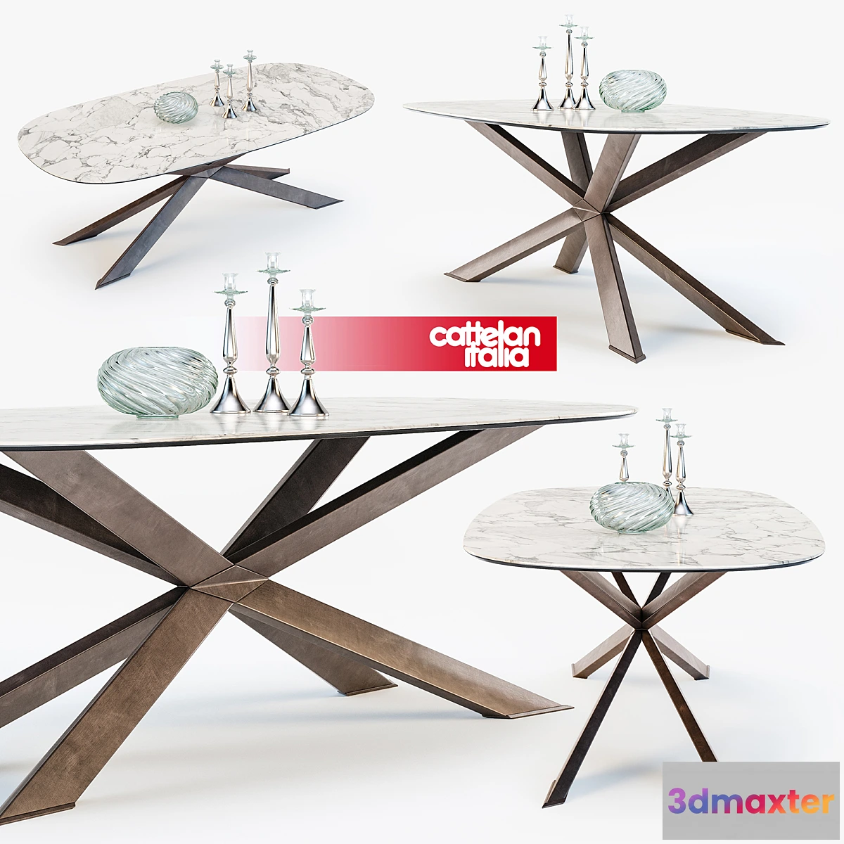 649237 - Cattelan Italia Spyder Keramik table