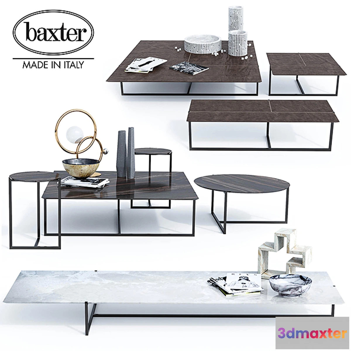 660805 - Baxter tables Icaro set