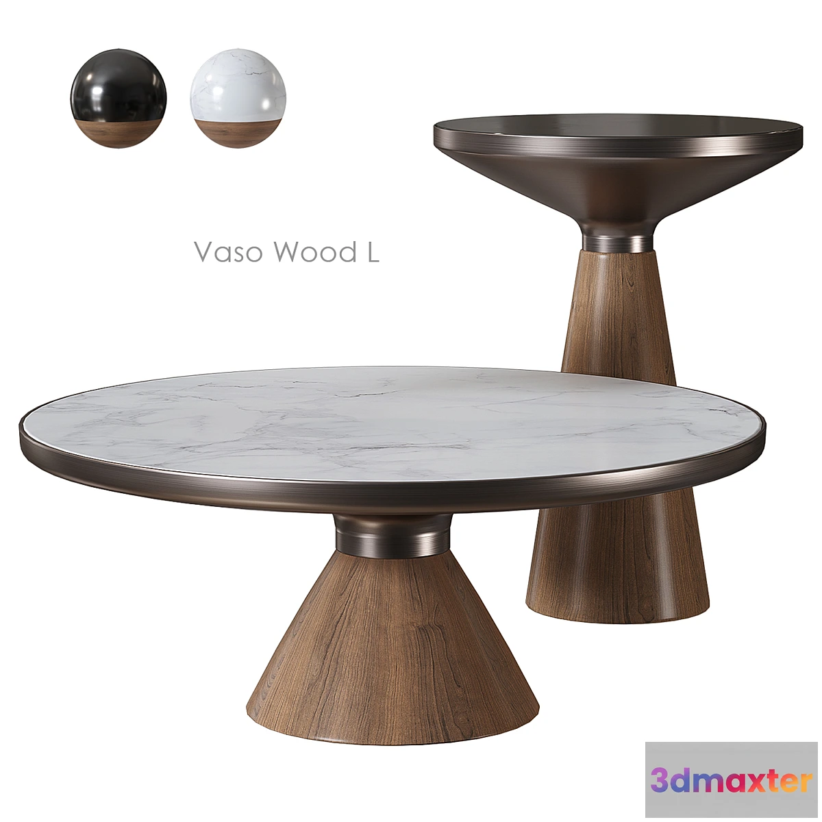 677581 - Vaso Wood L Coffee table from SKANDI FURNITURE