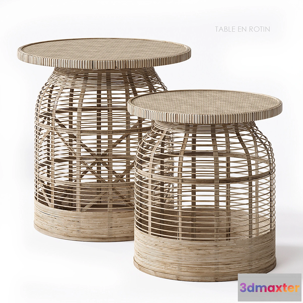 677965 - Rattan side table Madam Stoltz