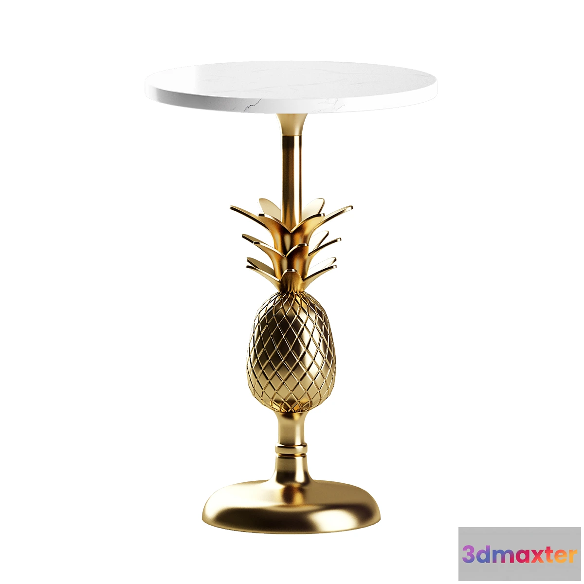 678219 - Pineapple Pedestal Side Table by Anthropologie