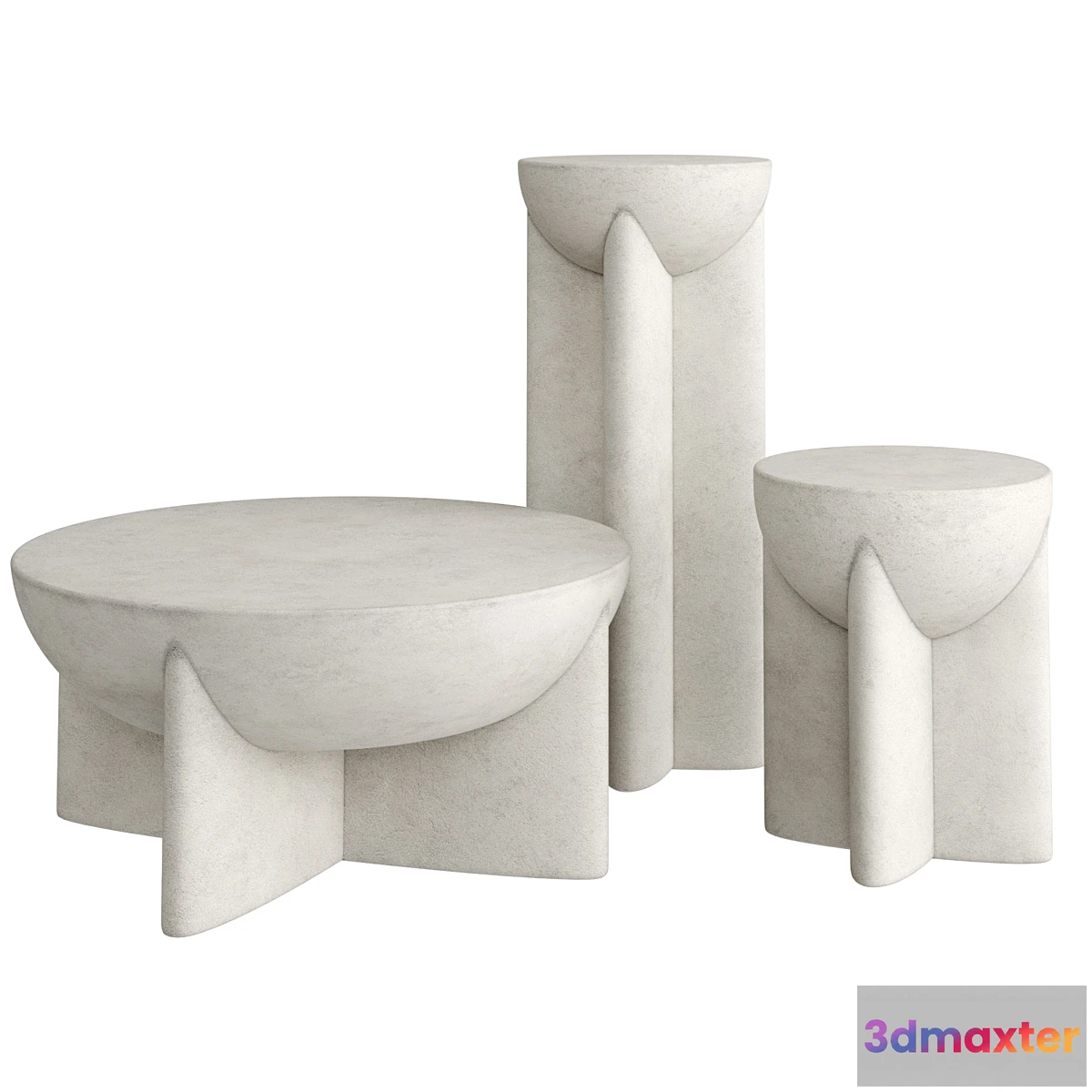 693590 - West elm Monti Lava Stone Tables