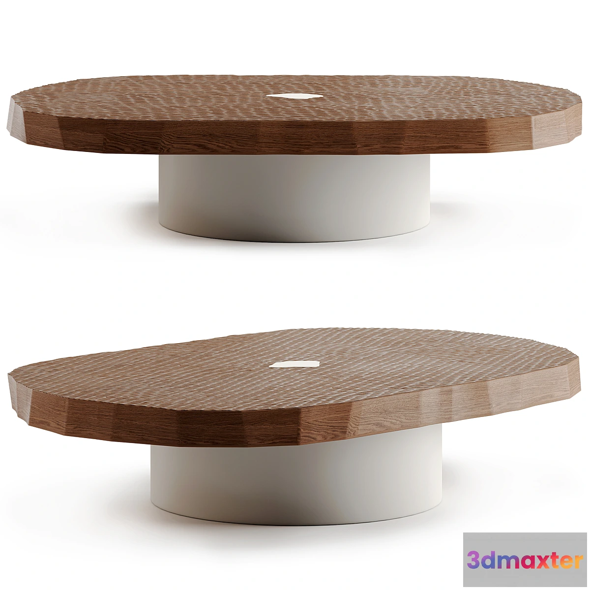 693600 - Craft oval coffee table by Pierre Augustin Rose
