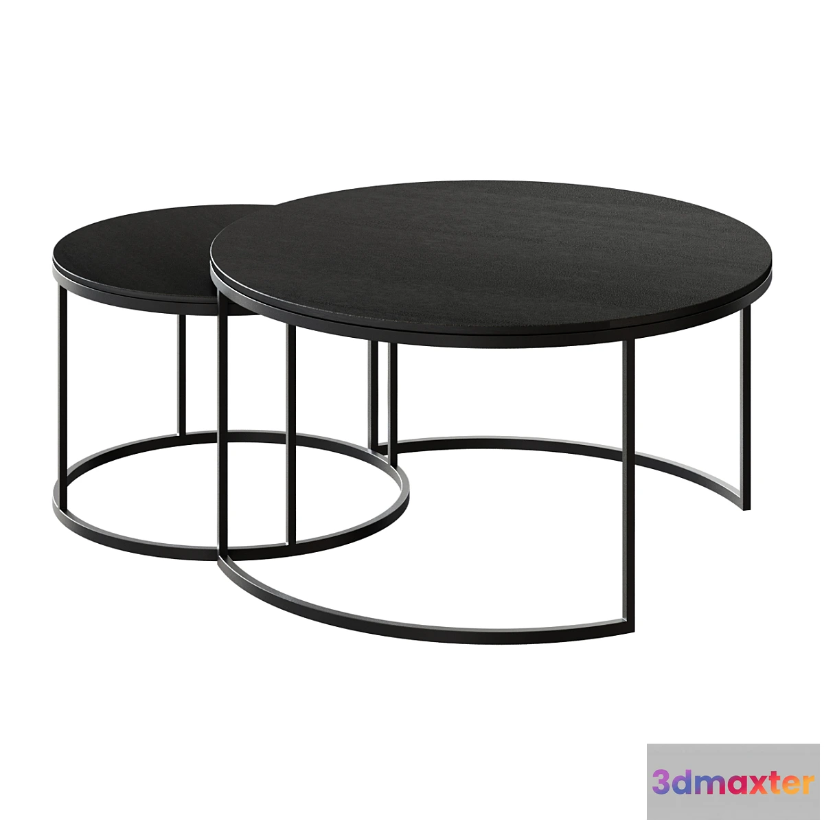 693712 - Coffee table Duke Round Metal Nesting Coffee Tables coffee table