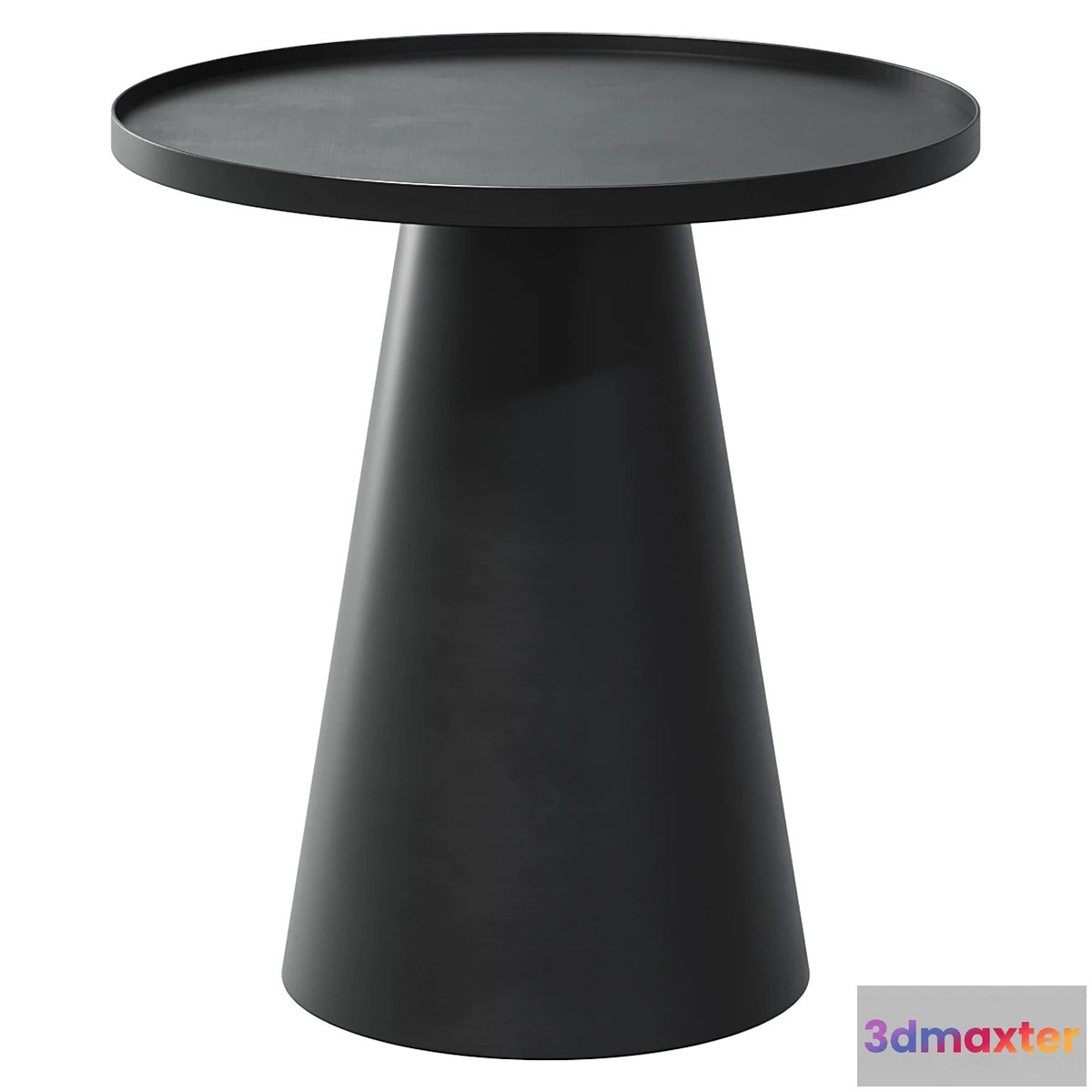 693844 - Side Table Black Metal H46 bisha