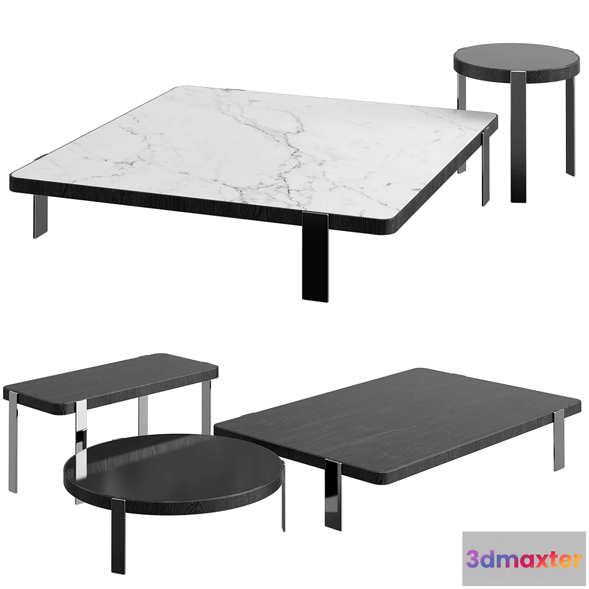 693860 - Coffee table set Mattia By Minotti