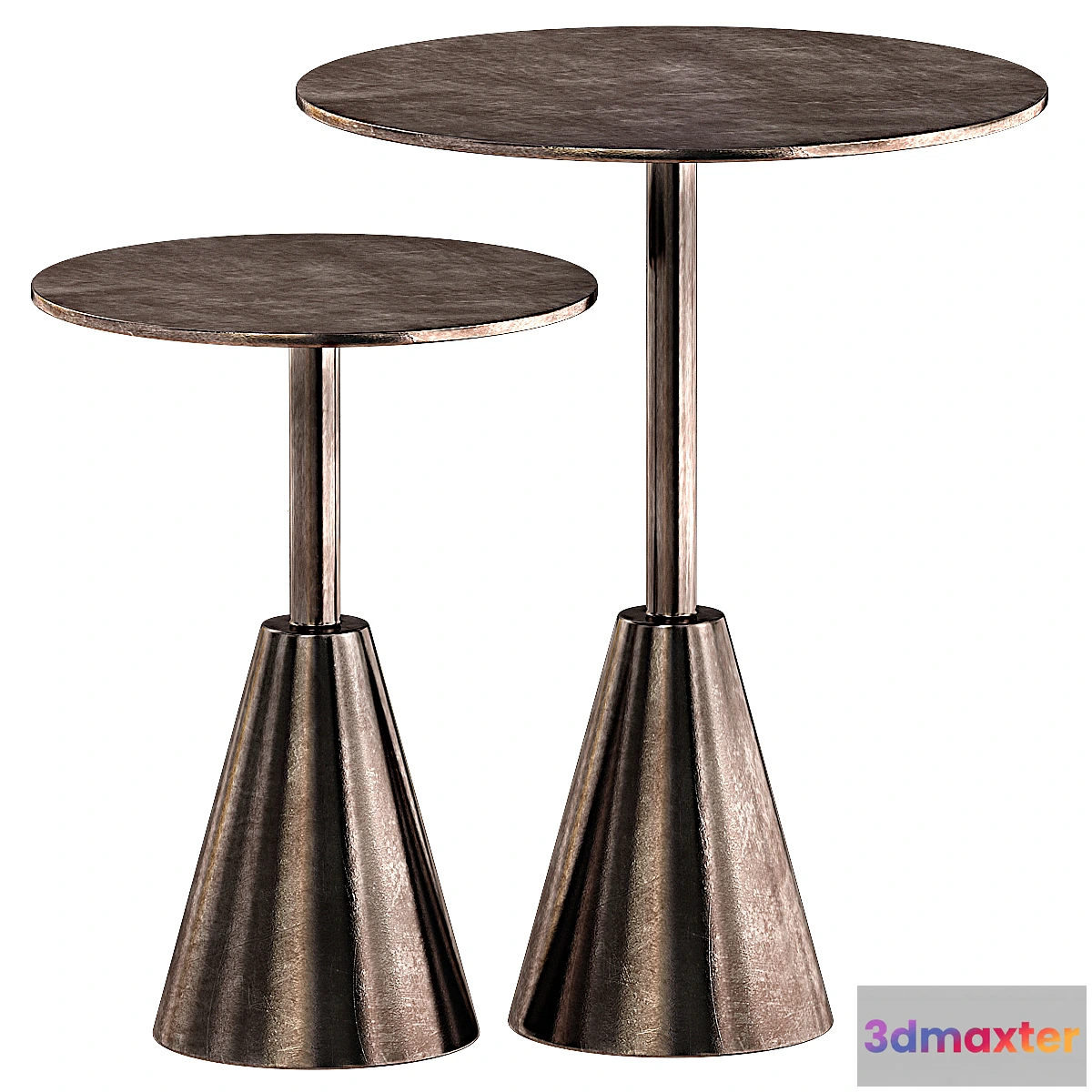 693866 - FRISCO END TABLES SET-ANTIQUE RUST FINISH