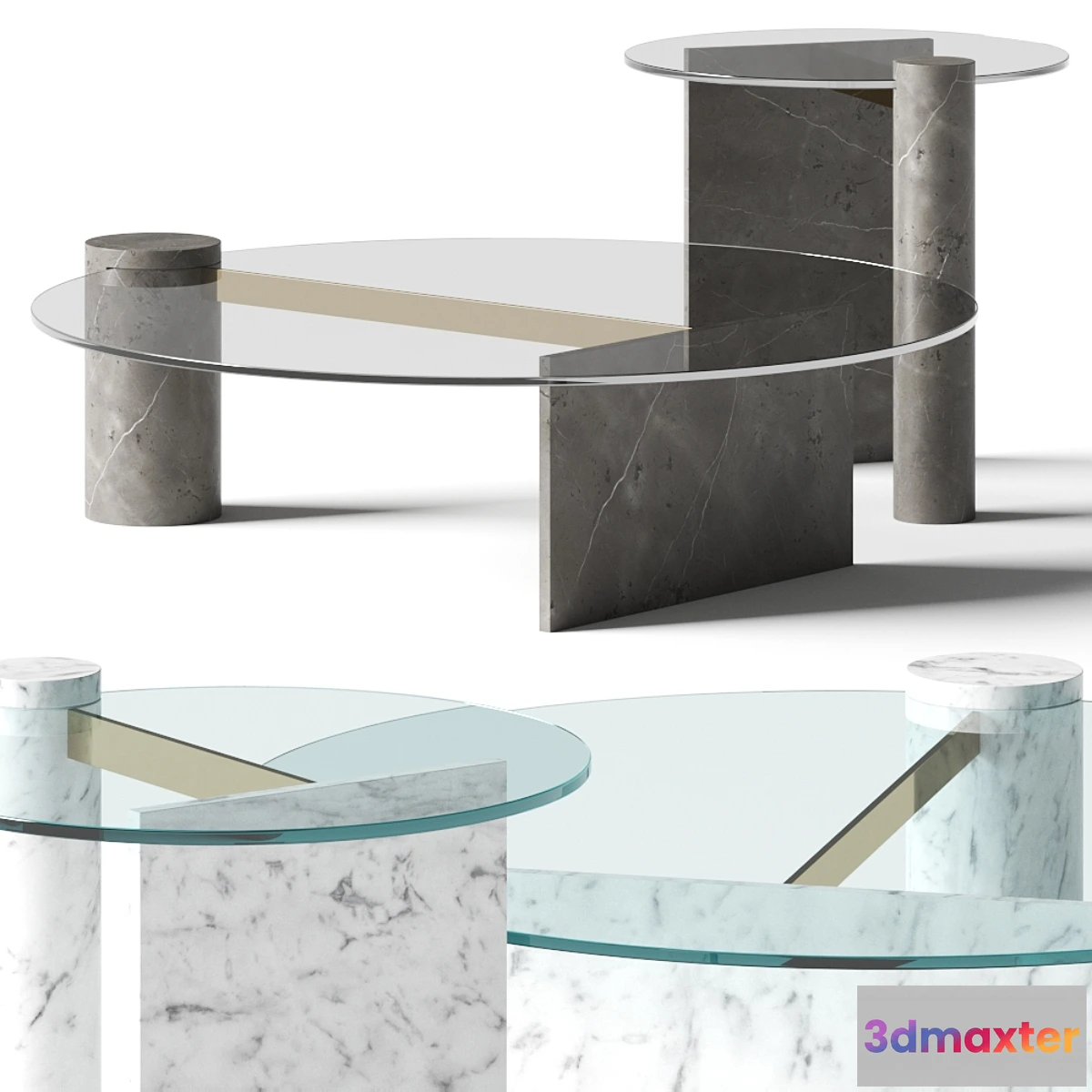 694456 - Natuzzi Frost Coffee Tables - No.2