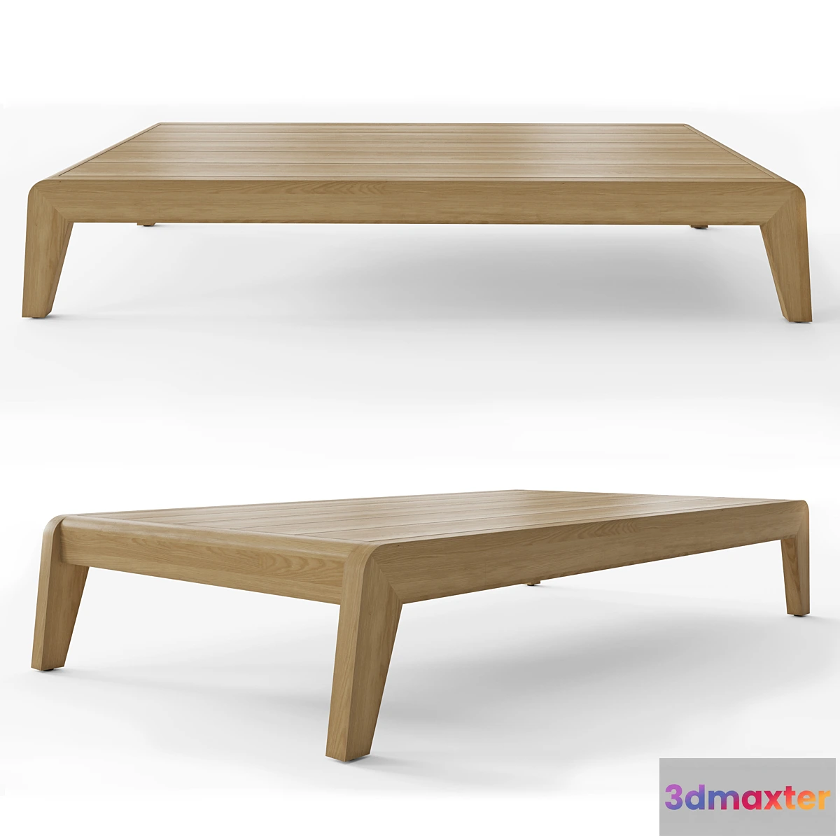 694762 - Rh Avila Teak Coffee Table 66