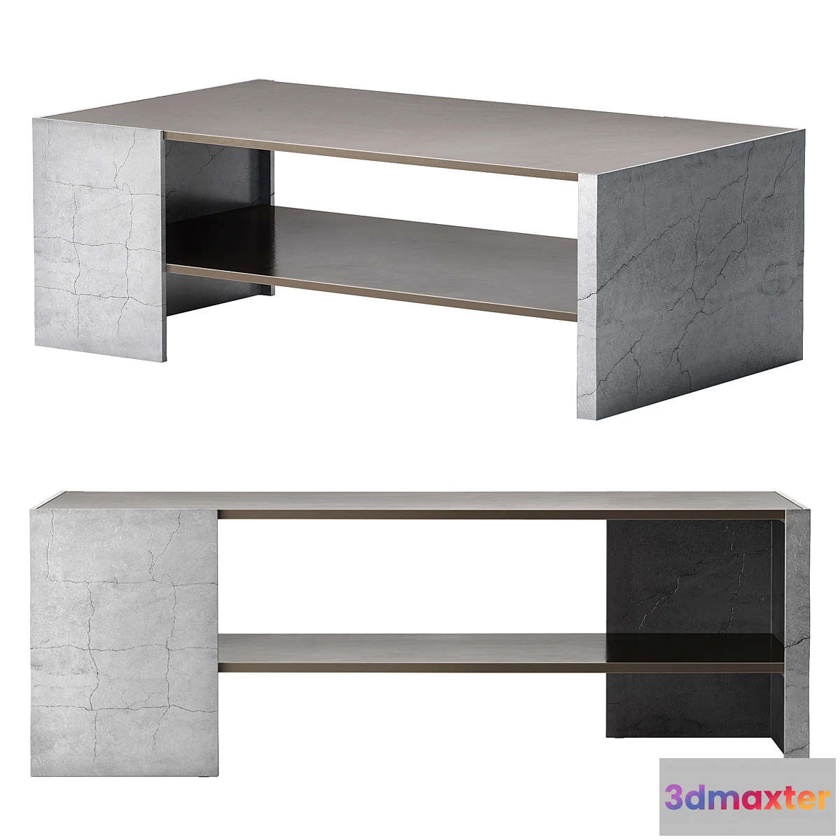 694842 - CB2 Rayon Cast Metal Coffee Table