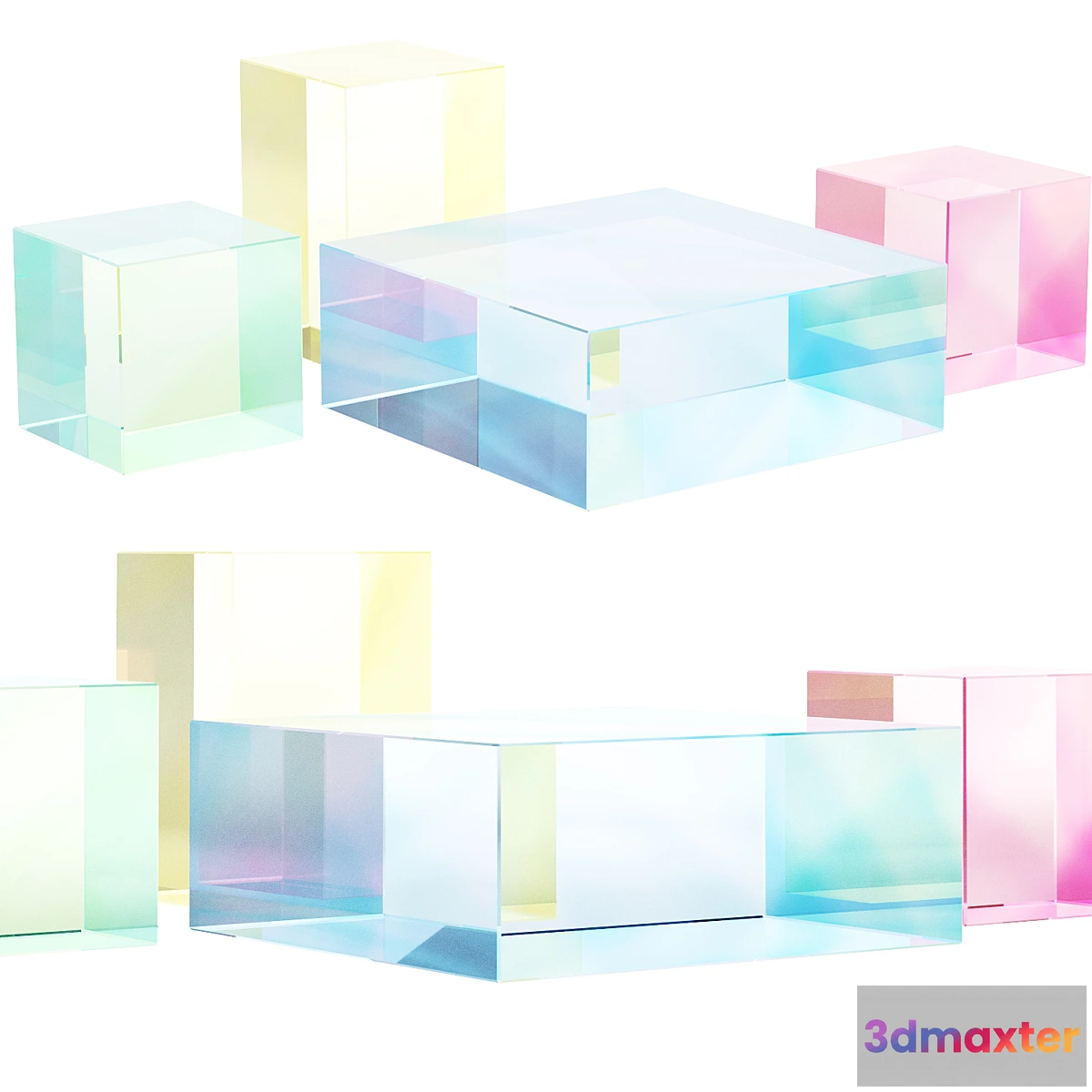 694862 - 020 Multi-colored Pearl custom coffee table 03