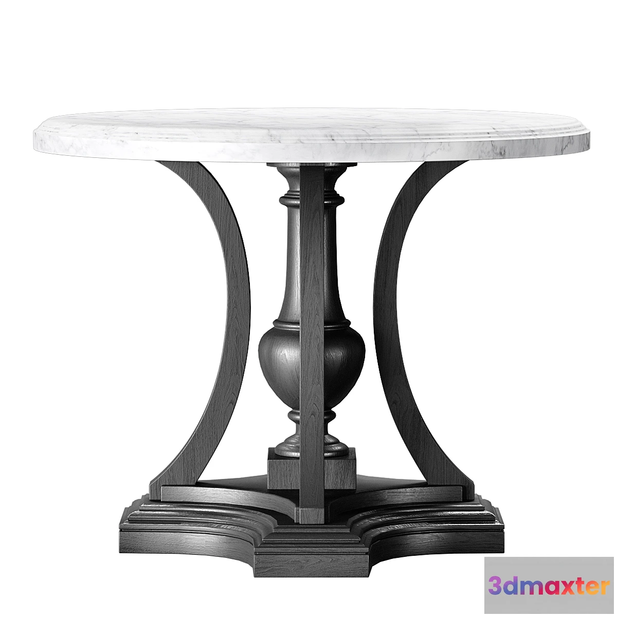 735255 - ST. JAMES MARBLE ROUND ENTRY TABLE. RH - No.3