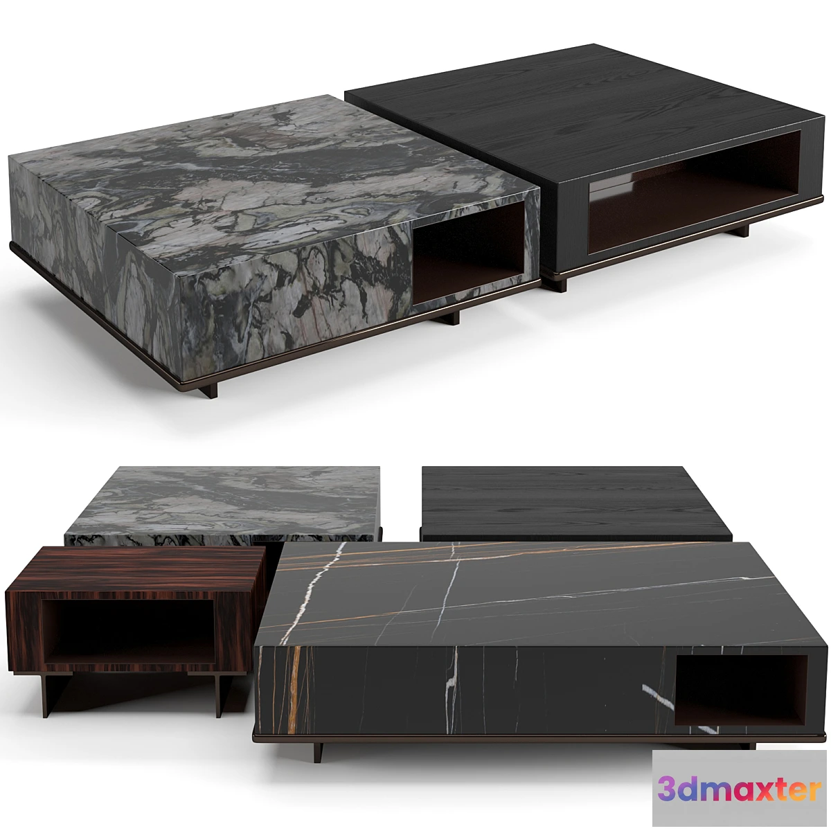 735823 - Minotti Roger coffee tables set - No.2