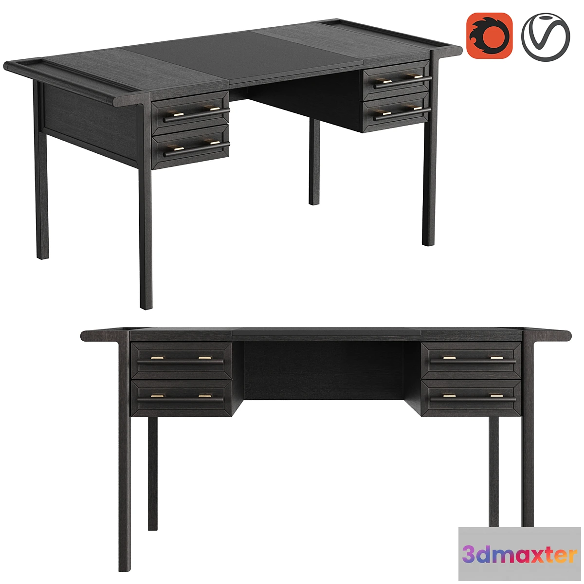 741493 - Dantone Home Contempo Desk - No.3