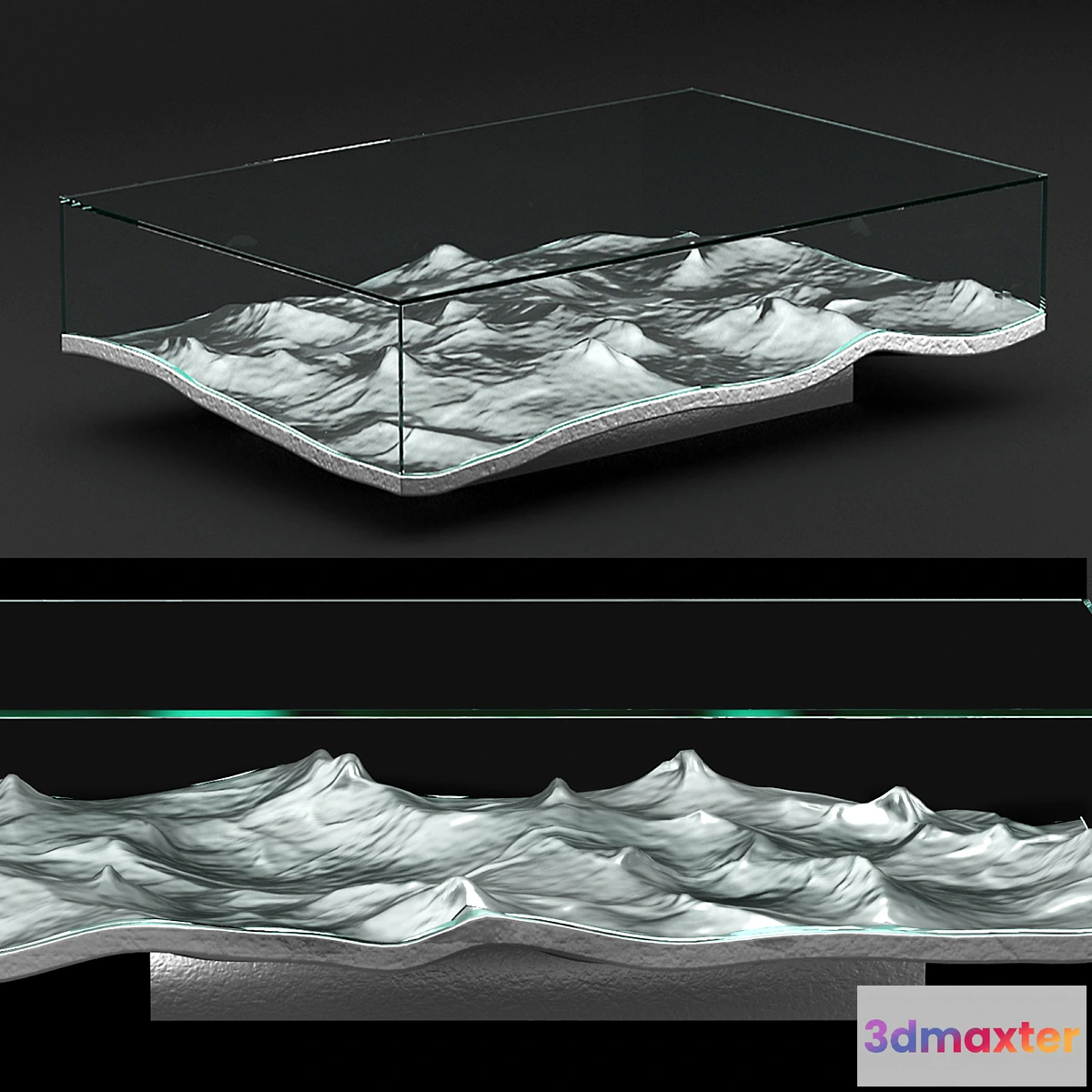 746023 - LIQUID ALUMINUM LOW TABLE - No.2