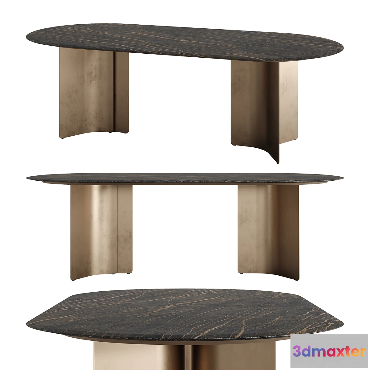 748047 - WAVE Oval Table by Marelli - No.2