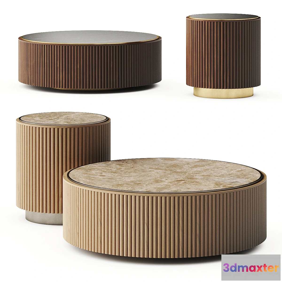755887 - Ana Roque Plum Coffee Tables - No.2
