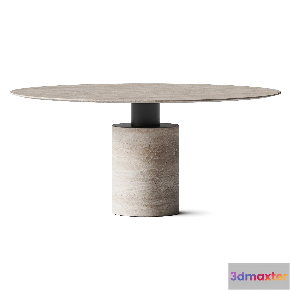 756037 - Acerbis Creso Travertine Dining Table - No.2