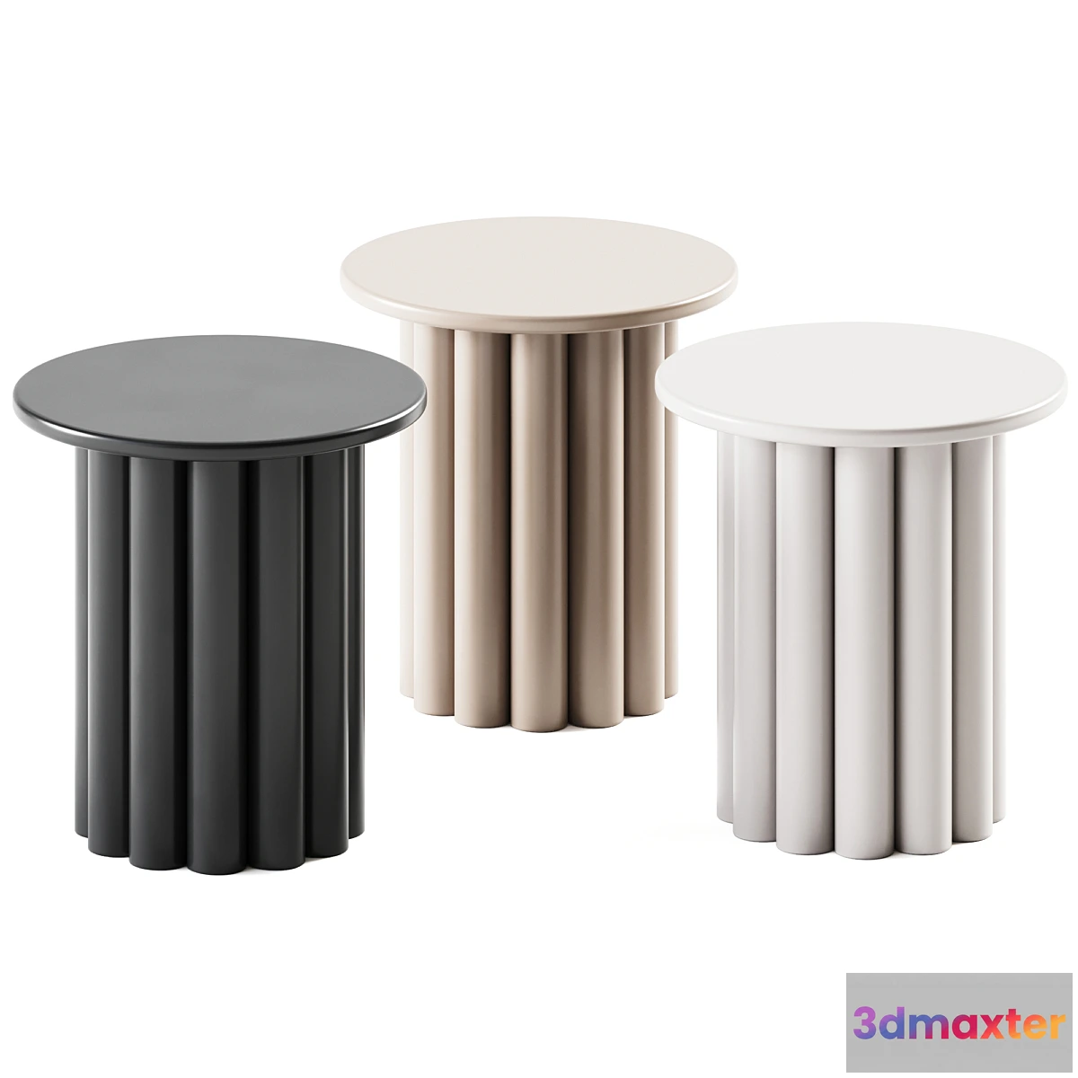 756279 - Hera Side Table Semi-Circle _ Coffee Table - No.2