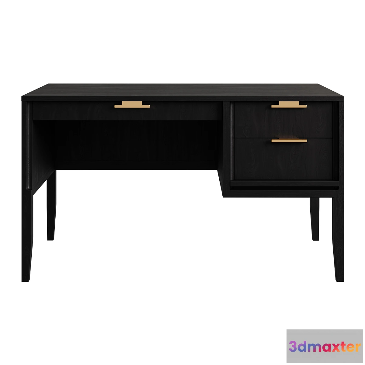 756327 - City Writing desk small (drawers on the right) - No.2
