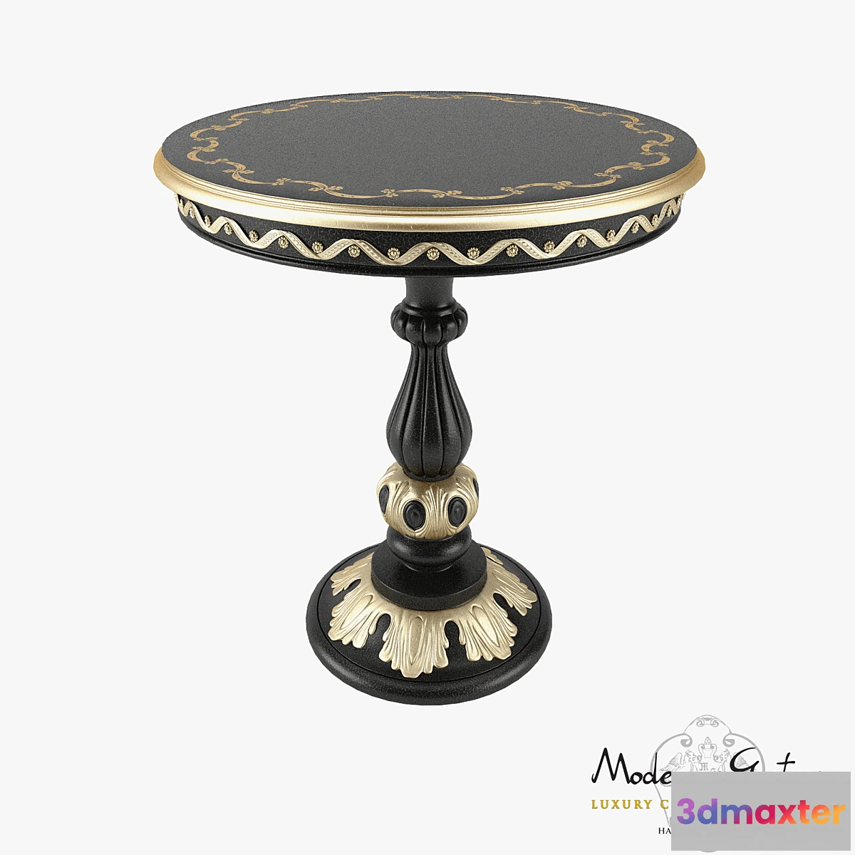 780243 - Round Coffee Table Modenese Gastone Art 12614