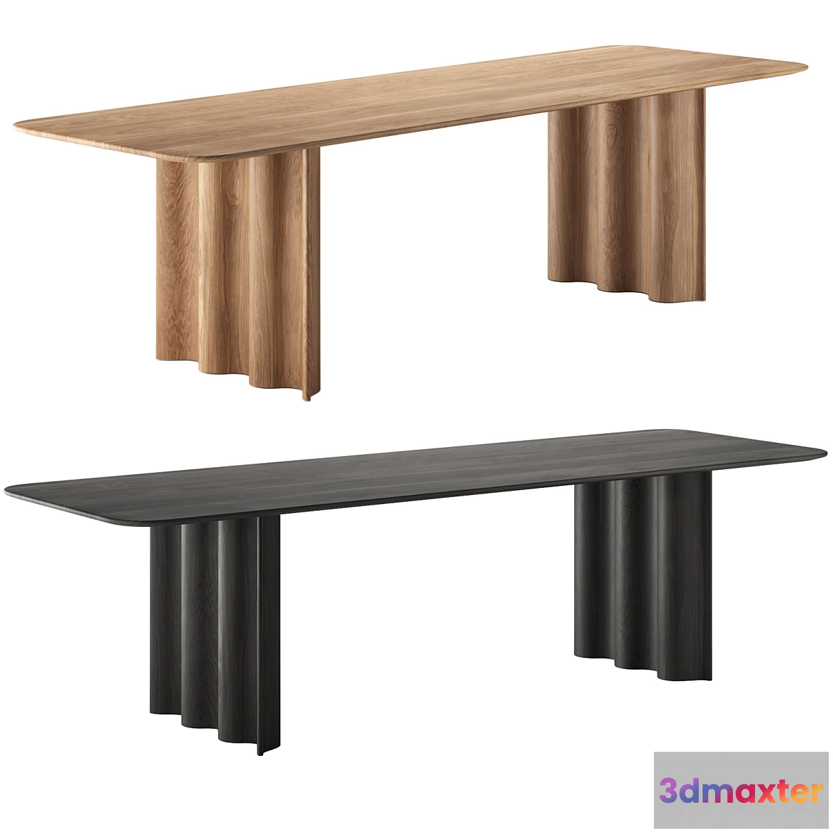 780279 - CURTAIN  Rectangular table by ZEITRAUM - No.2