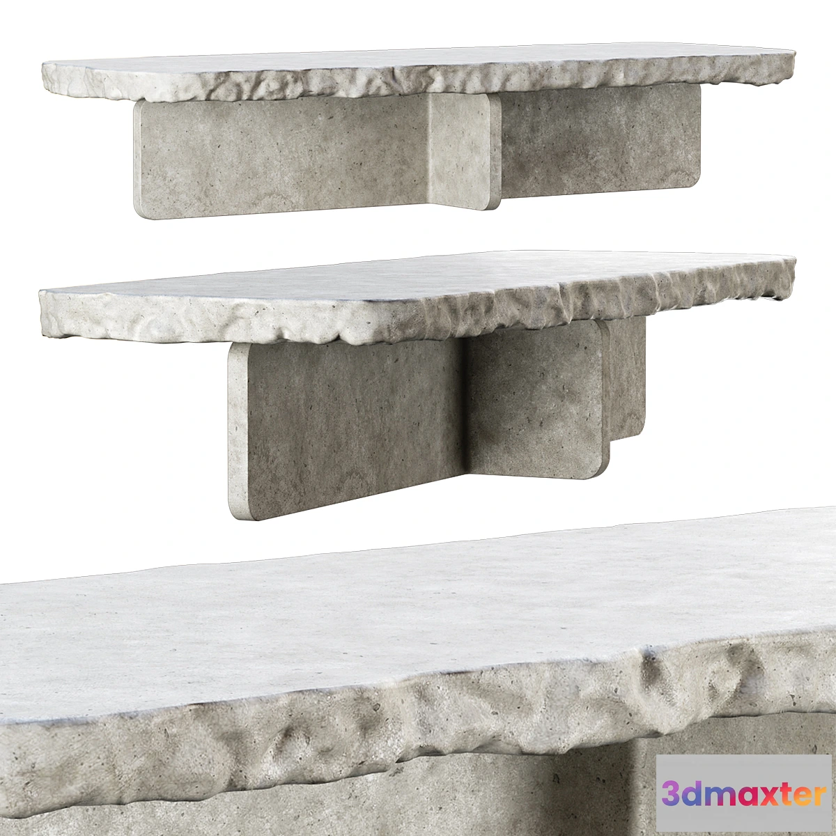 780489 - Richard concrete long table by Bpoint design _ Concrete dining table - No.2