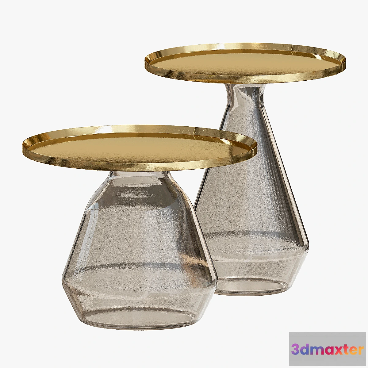 780513 - round glass side table - No.2