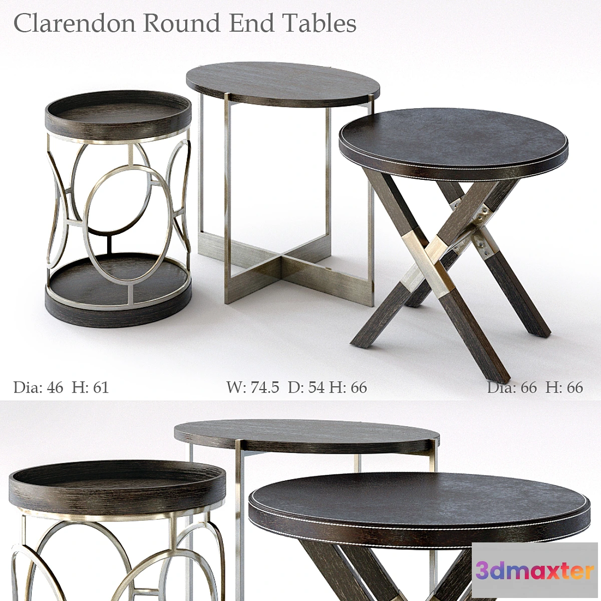 795028 - Bernhardt Clarendon Round End Tables - No.2