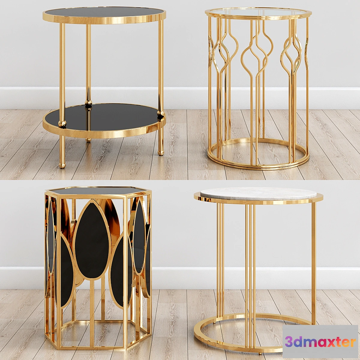 797460 - Gold side tables - No.2