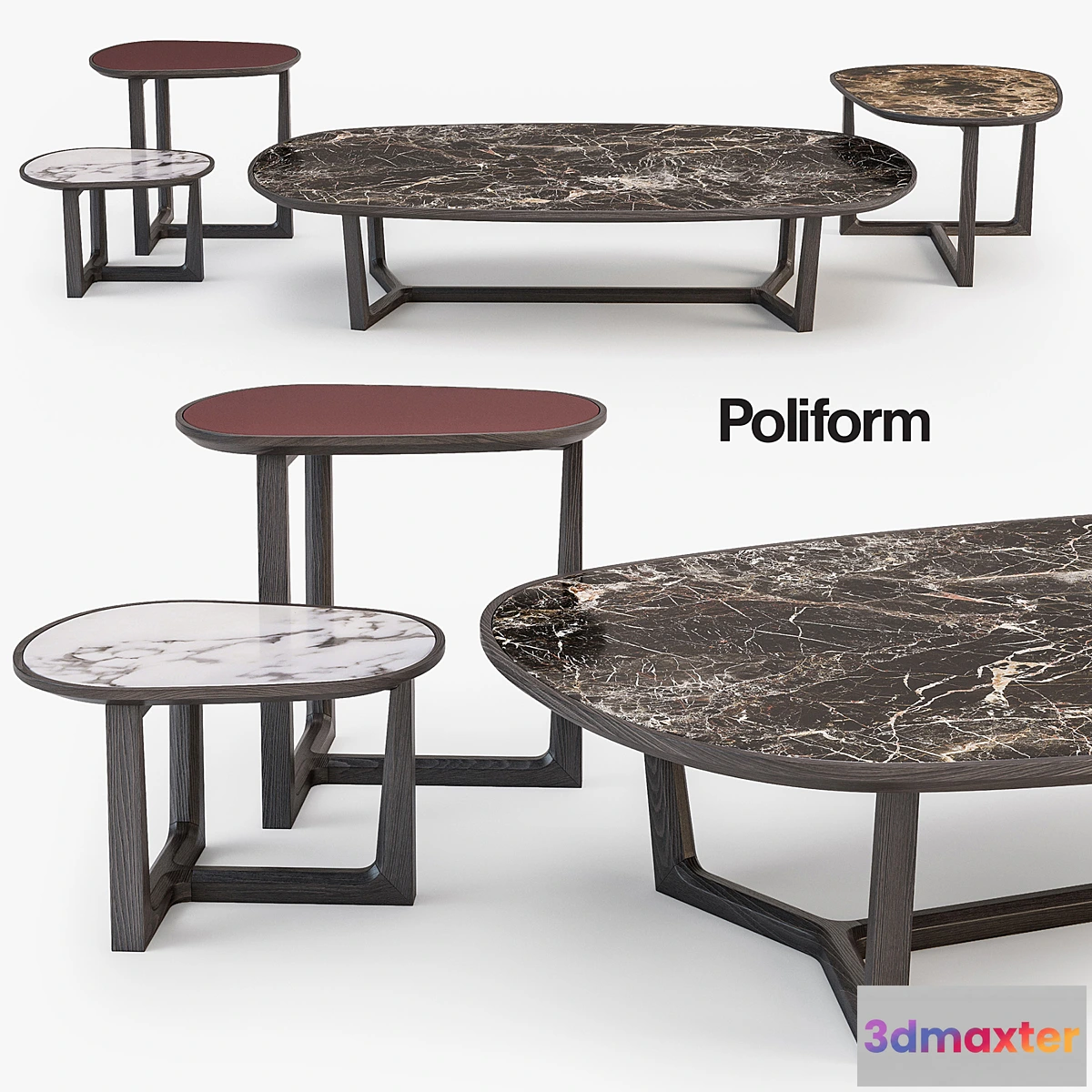 807240 - Poliform Tridente coffee tables set - No.2
