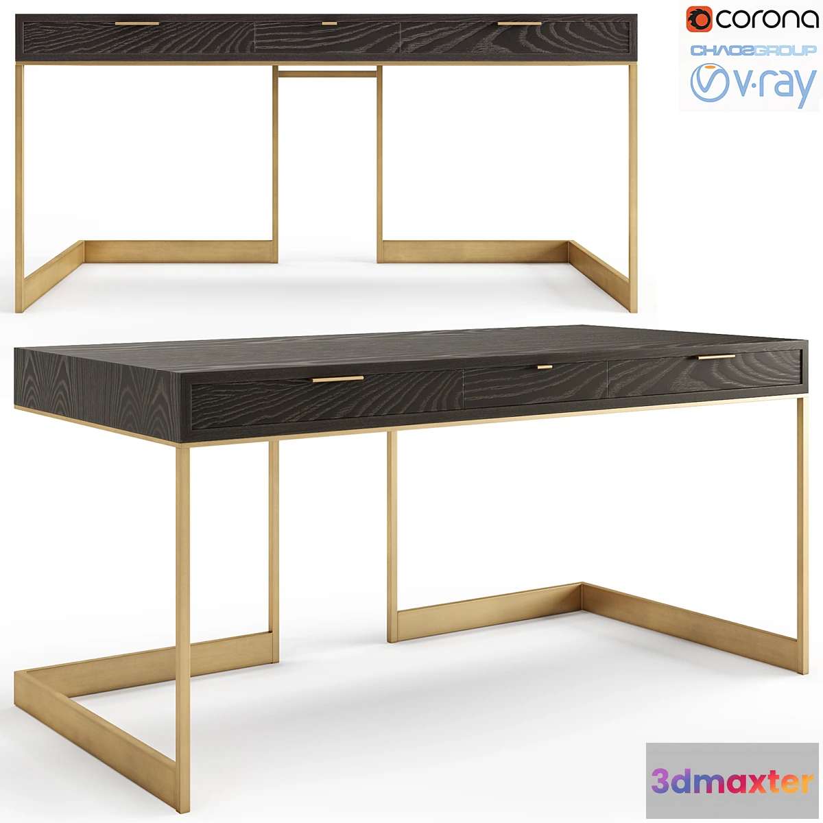 832842 - Skram Wshbone drawer desk - No.3