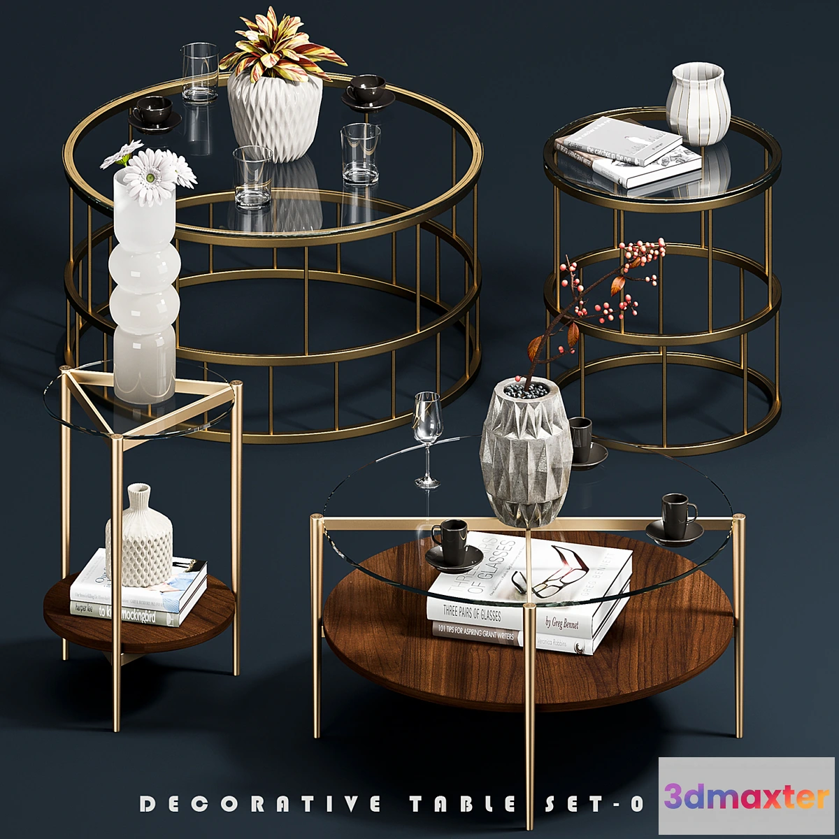 836646 - Decorative Coffee Tables Set 01 - No.5