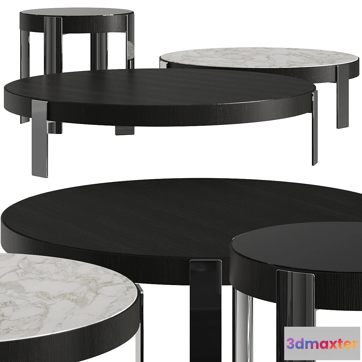 837078 - Minotti Mattia Round Coffee Tables - No.3
