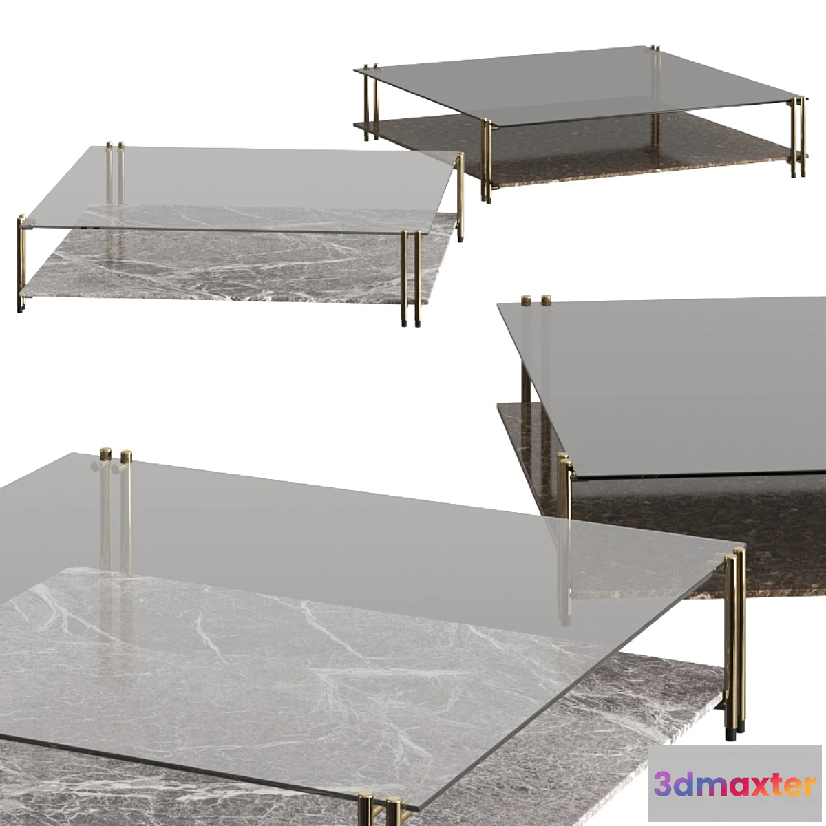 837090 - Paolo Castelli Soft Ratio Coffee Tables - No.3