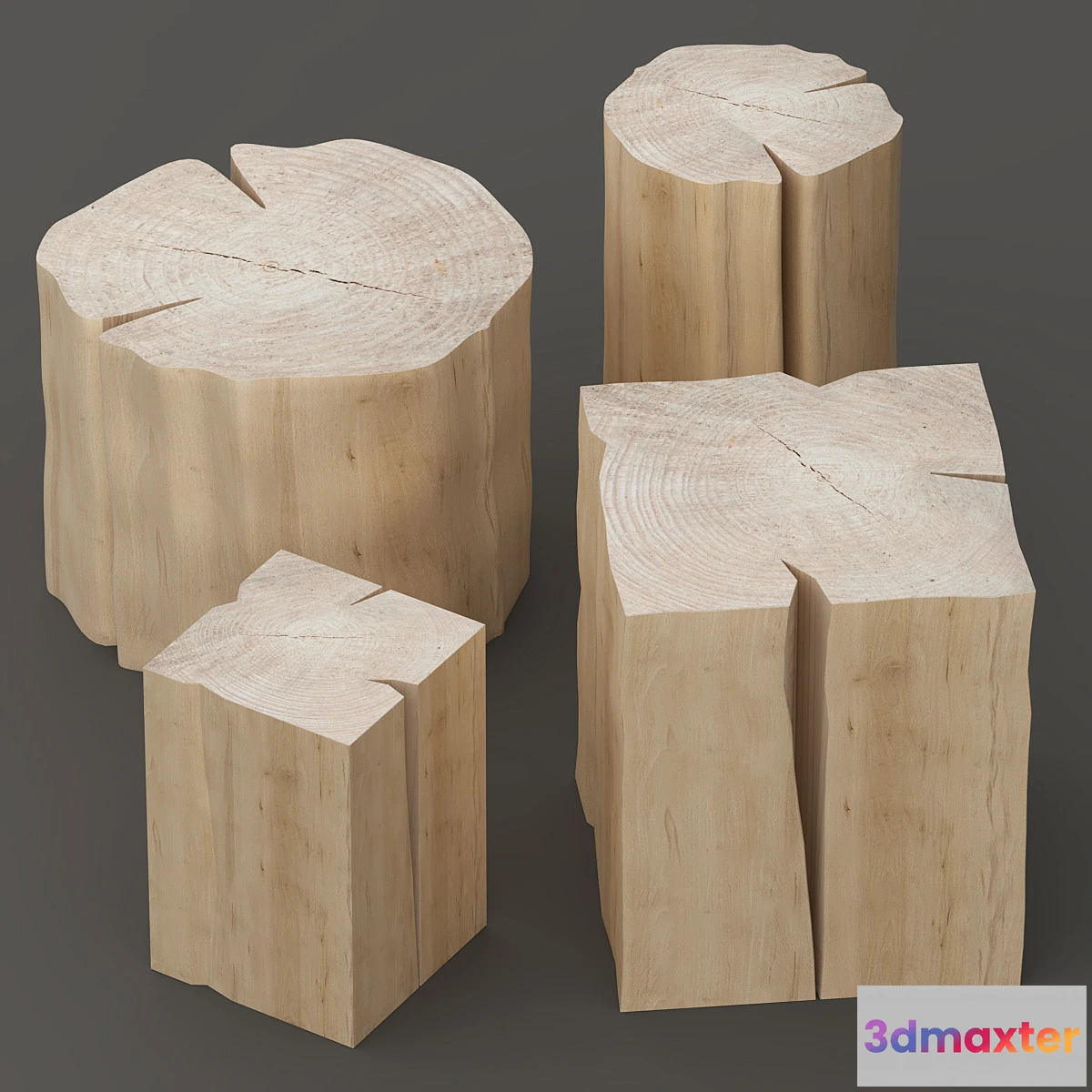 837254 - Set of tables from stumps. - No.3