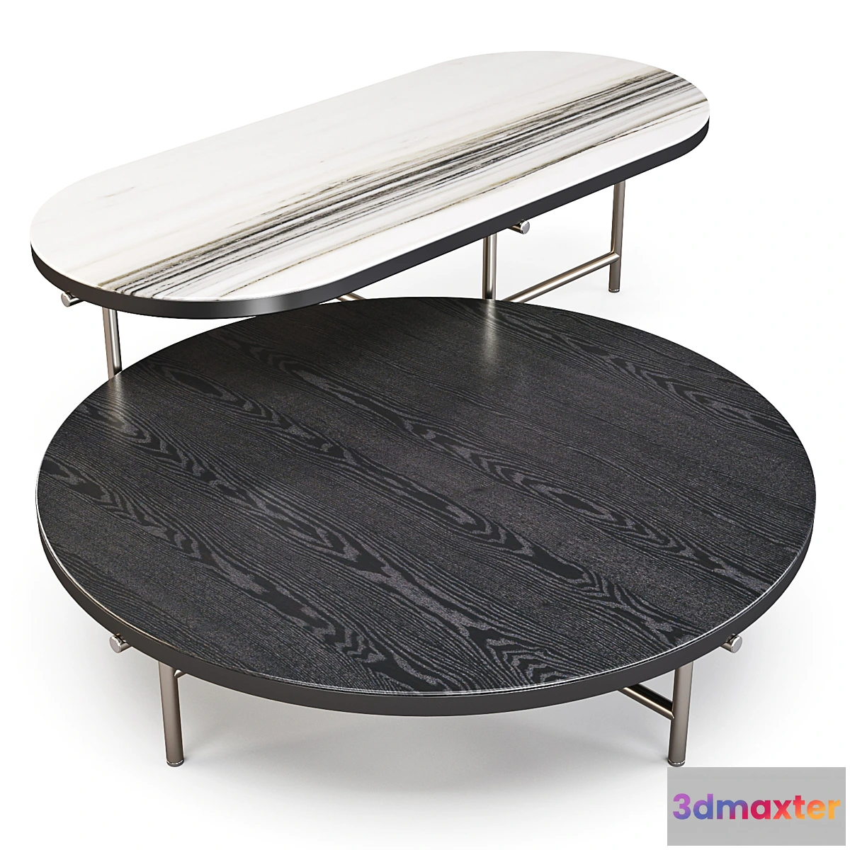 837334 - Minotti Torii - Coffee Tables Set 02 - No.3