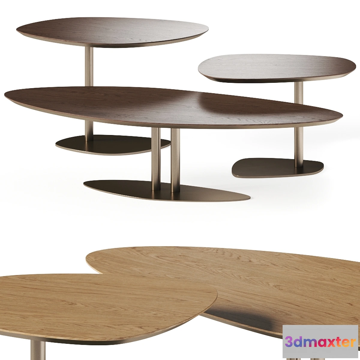 837372 - Reflex Seventy 40 Bevel Wood Coffee Tables - No.3