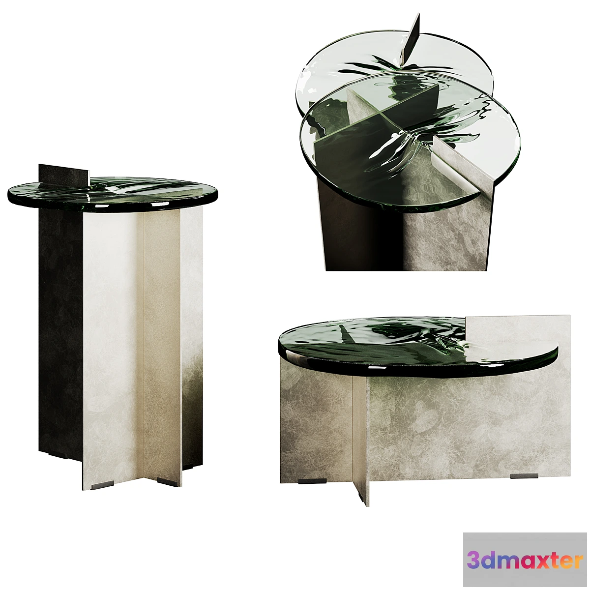 837400 - Luca Nichetto Sculptural table - No.3