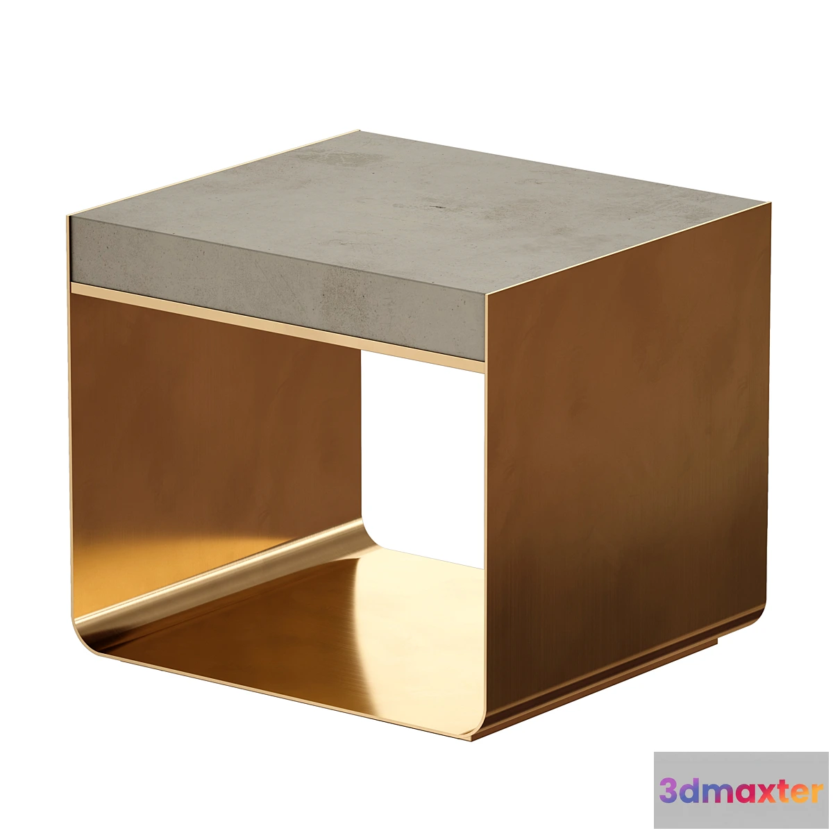 853679 - Dexter Concrete Top End Table (Crate and Barrel) - No.3