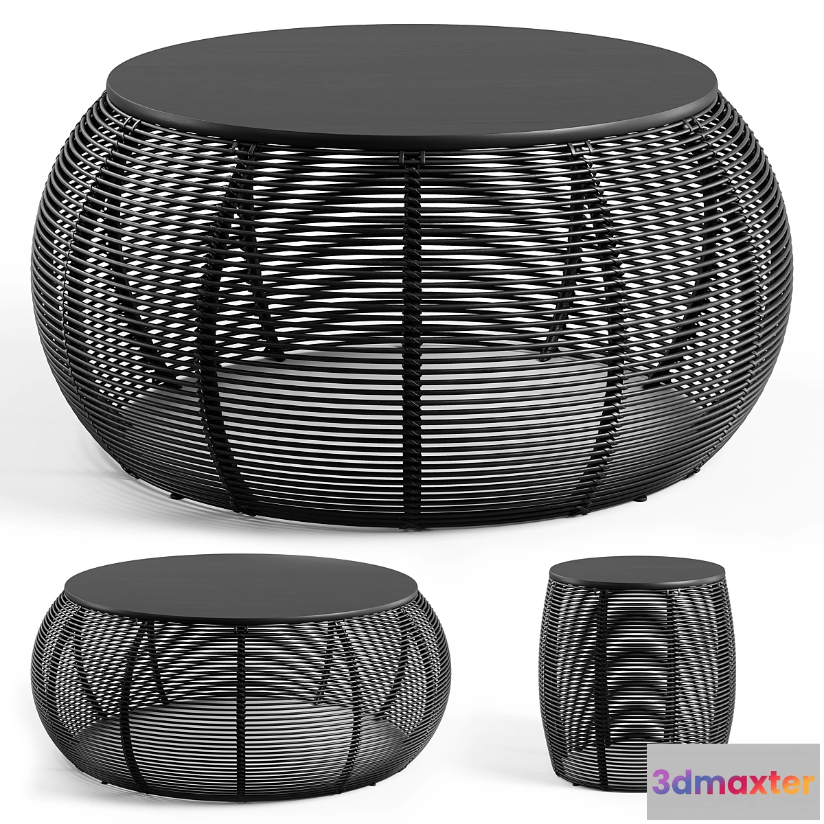 855841 - Vincent Sheppard - Ivo side table - black - No.5