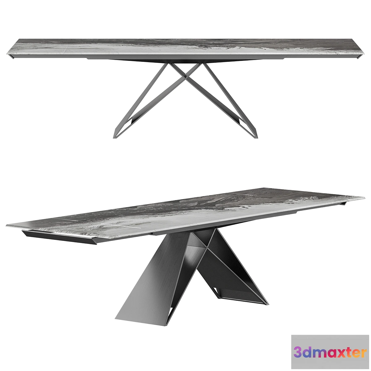 862143 - Cattelan Italia Premier Drive Crystalart Dining Table - No.4