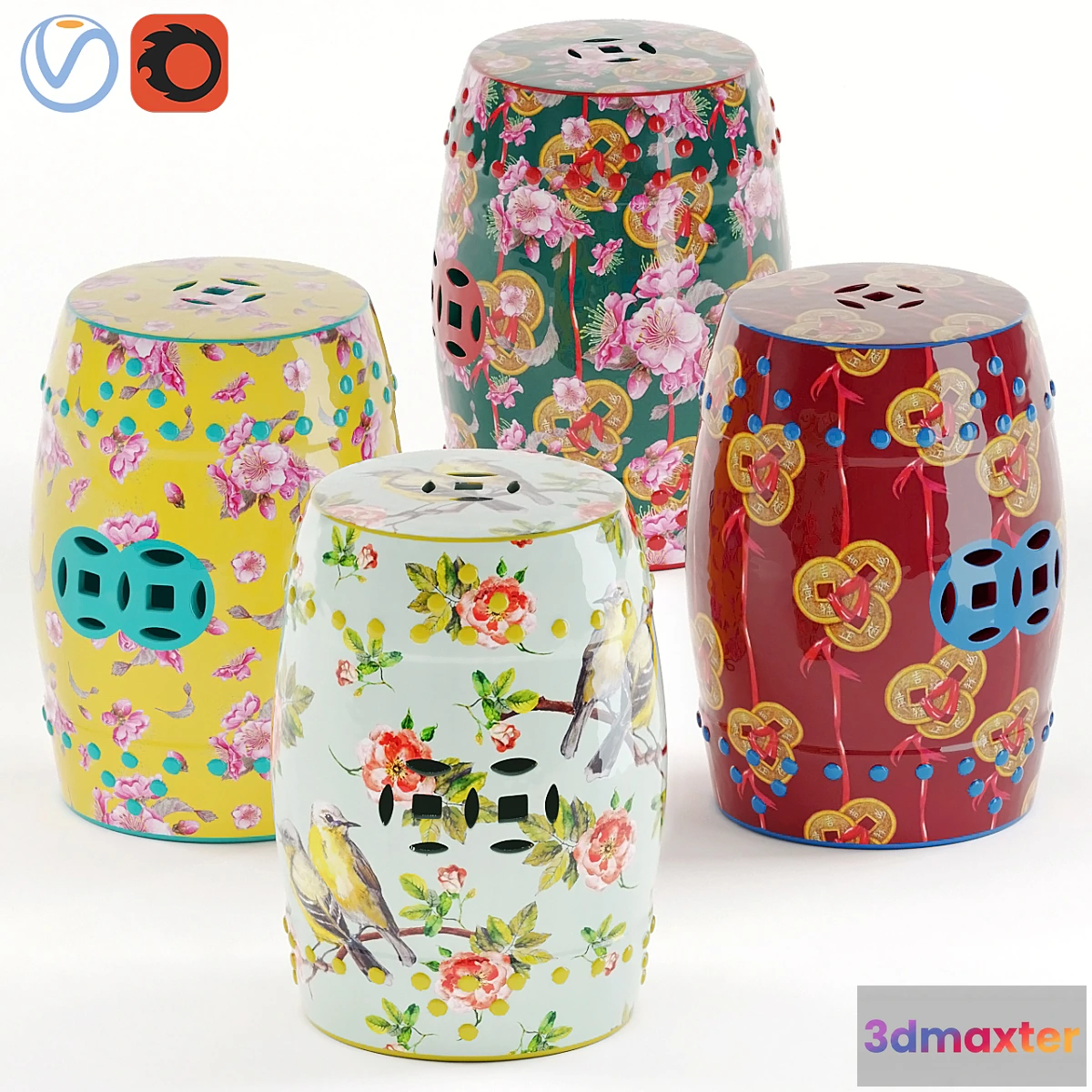 862201 - Chinese ceramic chairs - No.4