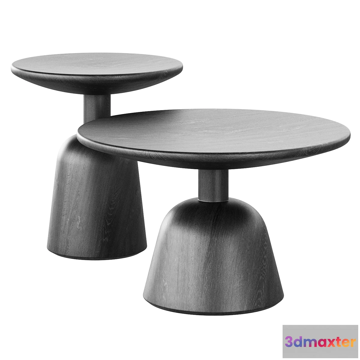 898012 - Macbeth Hemlock Black Wood Side Table by CB2 - No.2