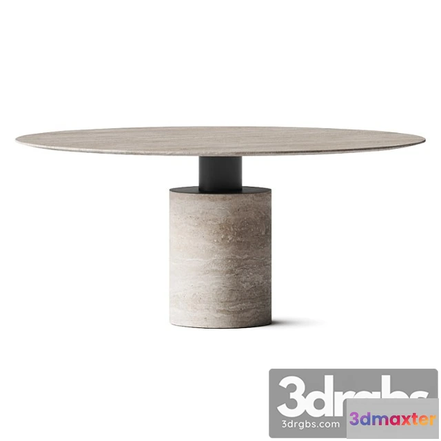 971354 - Acerbis Creso Travertine Dining Table