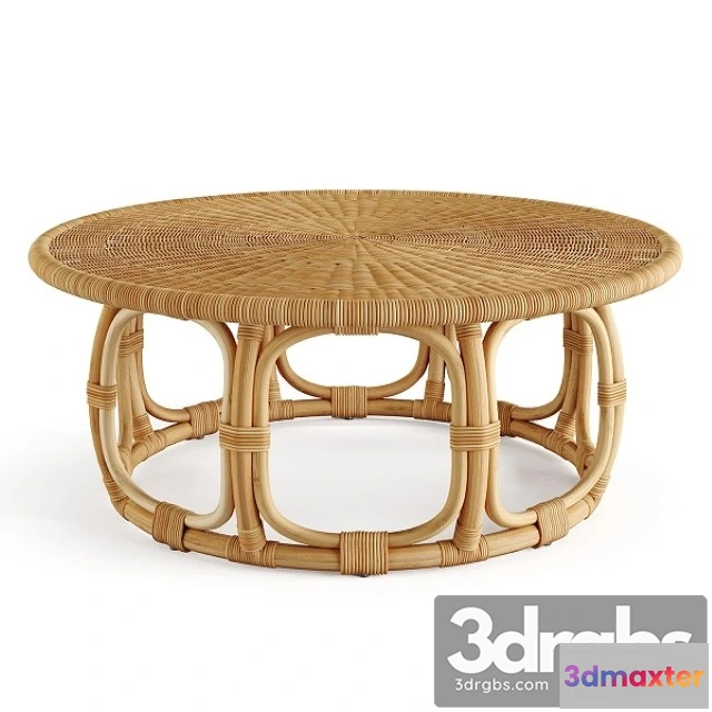 971422 - Anguilla Rattan Coffee Table Serena & Lily