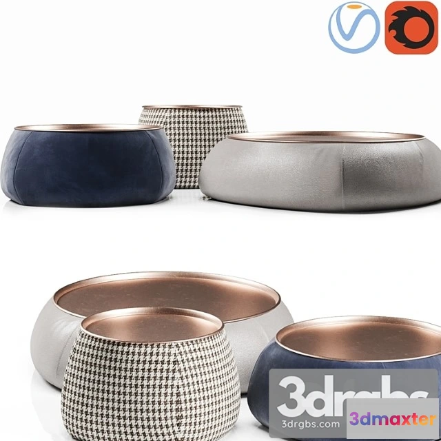 971484 - B&b italia lady fat table set 2