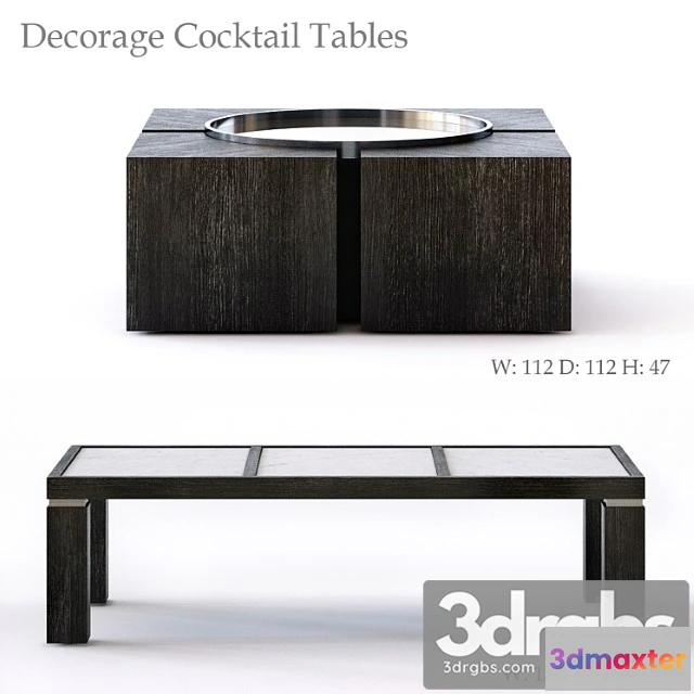 971574 - Bernhardt decorage cocktail tables 2