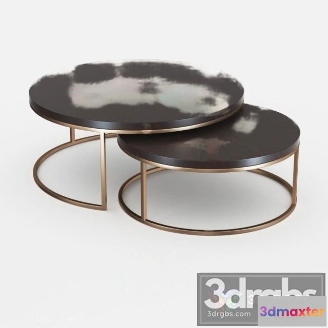 971596 - Black Ombre Glass Nesting Tables