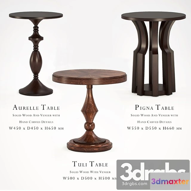 971656 - Box Living Aurelle Tuli And Pigna Side Table